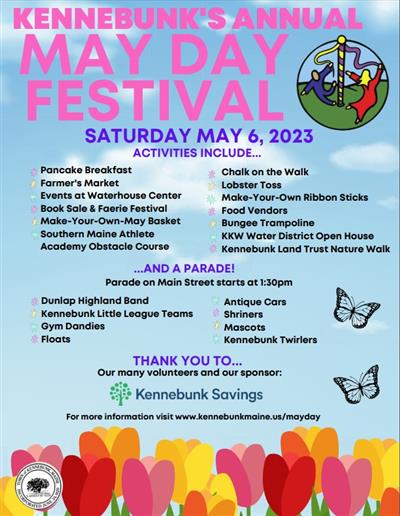 Kennebunk Parks & Recreation Department: May Day Festival 2023